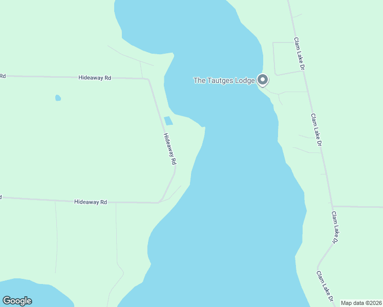 map of restaurants, bars, coffee shops, grocery stores, and more near 6587 Hideaway Road in Siren