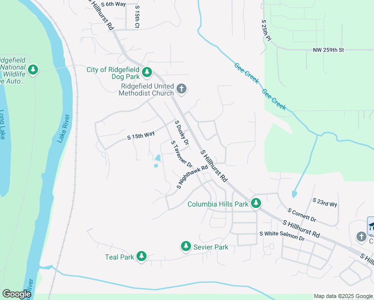 map of restaurants, bars, coffee shops, grocery stores, and more near 1811 South Dusky Drive in Ridgefield