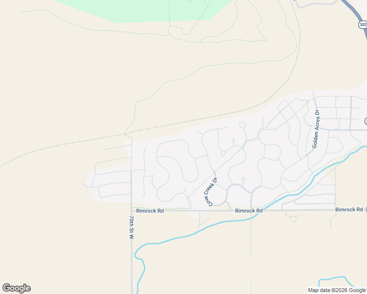 map of restaurants, bars, coffee shops, grocery stores, and more near West Copper Ridge Loop in Billings