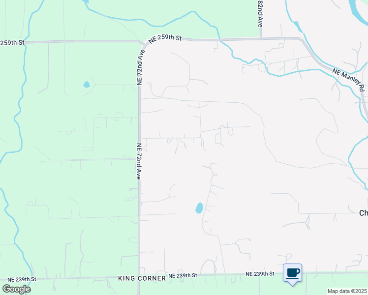 map of restaurants, bars, coffee shops, grocery stores, and more near 7509 Northeast 251st Street in Battle Ground