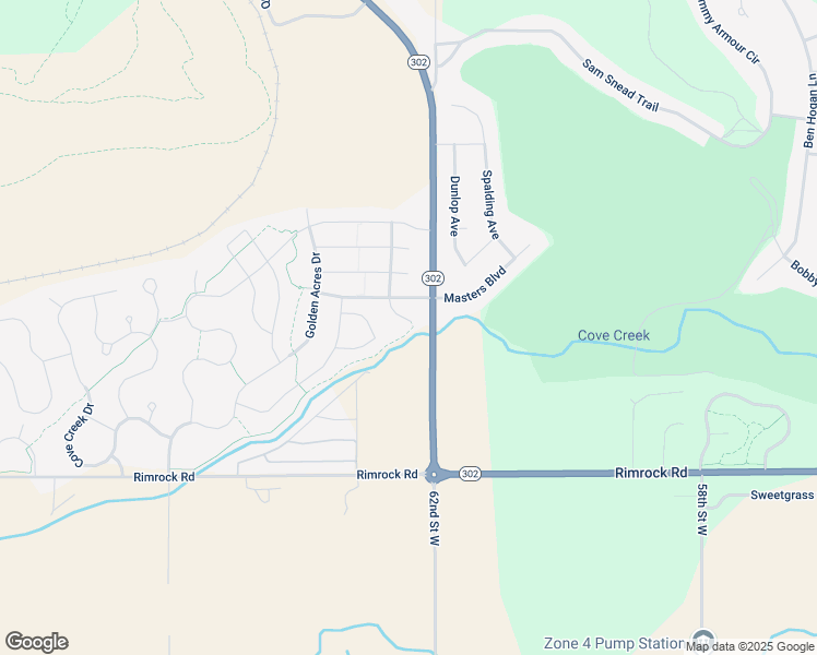 map of restaurants, bars, coffee shops, grocery stores, and more near 3110 Falcon Ridge Way in Billings