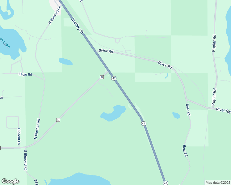 map of restaurants, bars, coffee shops, grocery stores, and more near 7751 County D in Lake Tomahawk