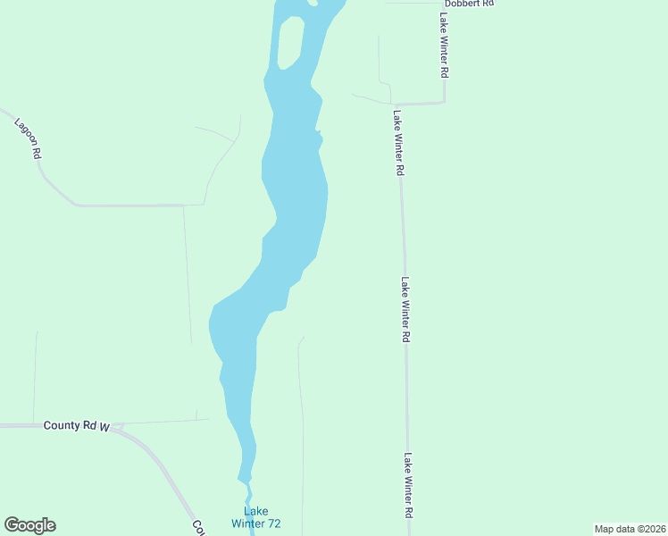 map of restaurants, bars, coffee shops, grocery stores, and more near 4613 Lake Winter Road in Winter