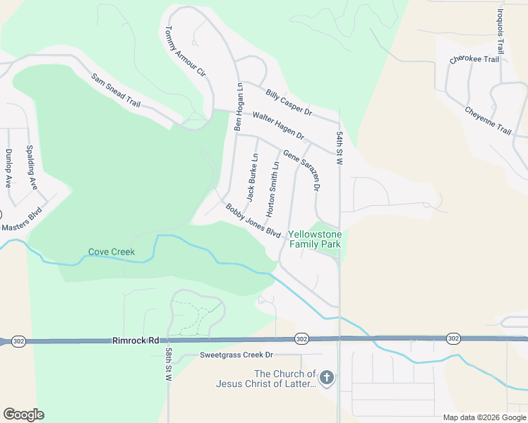 map of restaurants, bars, coffee shops, grocery stores, and more near 3214 Horton Smith Lane in Billings