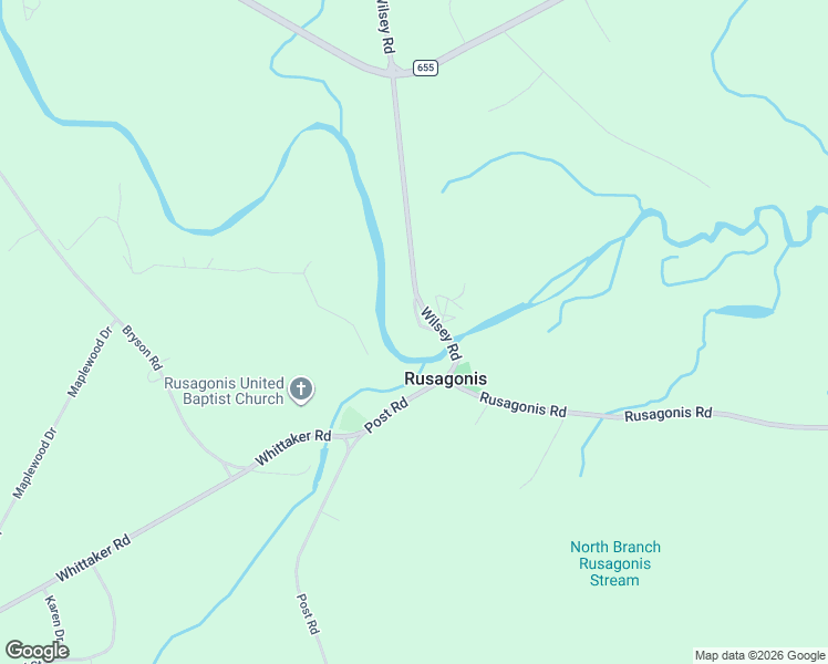 map of restaurants, bars, coffee shops, grocery stores, and more near 1673 Wilsey Road in Rusagonis