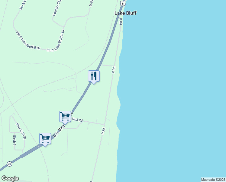 map of restaurants, bars, coffee shops, grocery stores, and more near 7006-7072 P Road in Gladstone