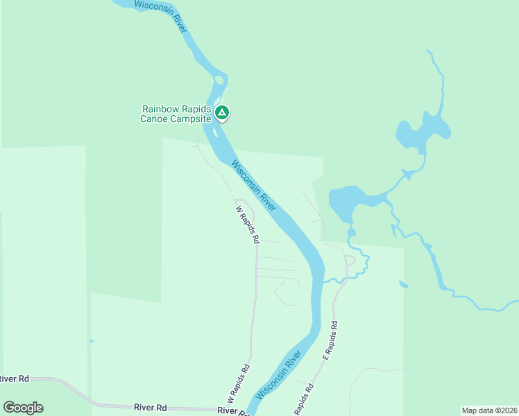 map of restaurants, bars, coffee shops, grocery stores, and more near 7006 West Rapids Road in Lake Tomahawk