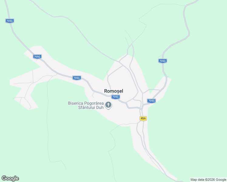 map of restaurants, bars, coffee shops, grocery stores, and more near in Romoșel