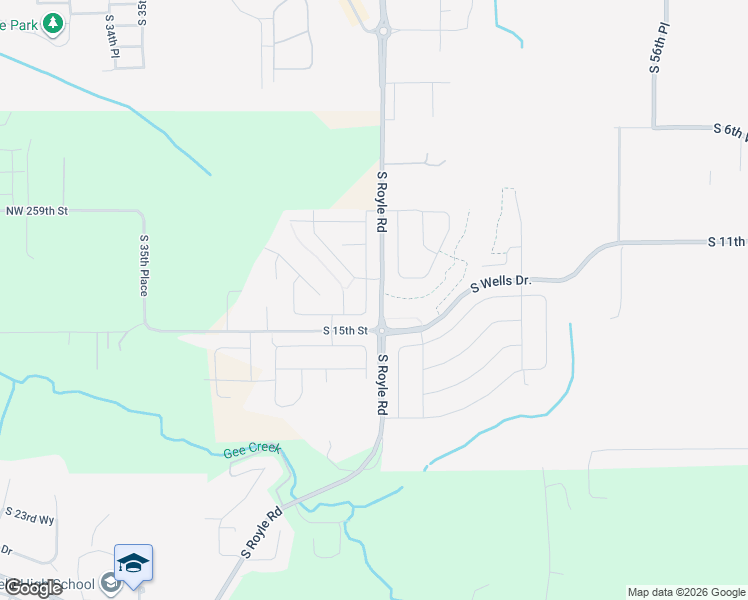map of restaurants, bars, coffee shops, grocery stores, and more near 1320 South 44th Ave in Ridgefield