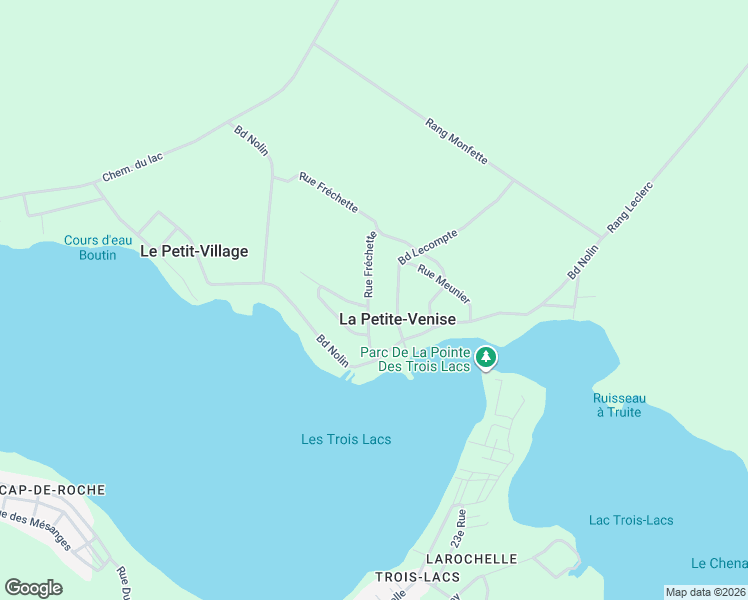 map of restaurants, bars, coffee shops, grocery stores, and more near 32 Rue Fréchette in Saint-Rémi-de-Tingwick