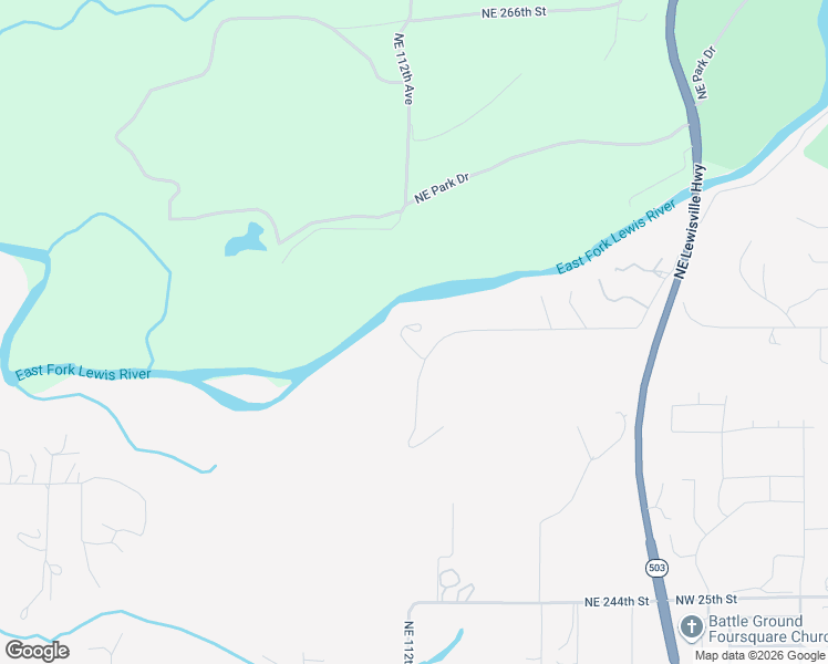 map of restaurants, bars, coffee shops, grocery stores, and more near 11200 Northeast Gren Fels Drive in Battle Ground