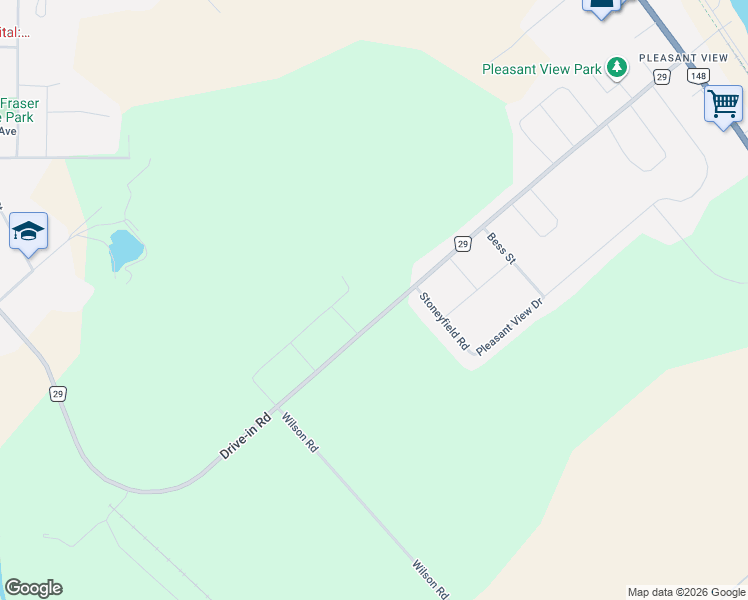 map of restaurants, bars, coffee shops, grocery stores, and more near 208 Drive-in Road in Pembroke