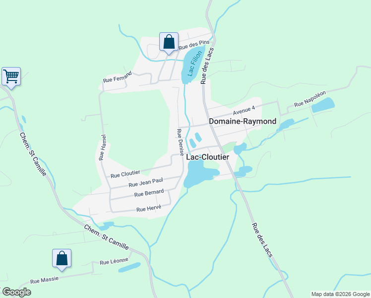 map of restaurants, bars, coffee shops, grocery stores, and more near 1014 Rue Cloutier in Saint-Jérôme