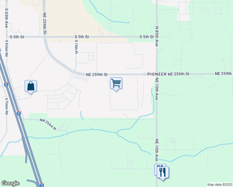 map of restaurants, bars, coffee shops, grocery stores, and more near 7909 South Union Ridge Parkway in Ridgefield