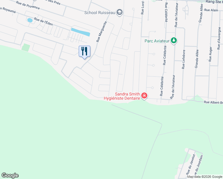 map of restaurants, bars, coffee shops, grocery stores, and more near 483 Avenue Villeneuve in Saint-Lin-Laurentides