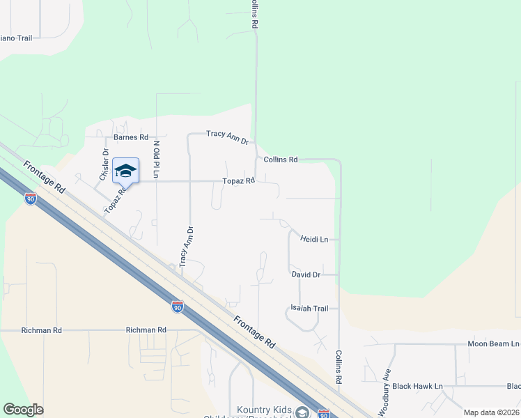 map of restaurants, bars, coffee shops, grocery stores, and more near 257 Heidi Lane in Belgrade