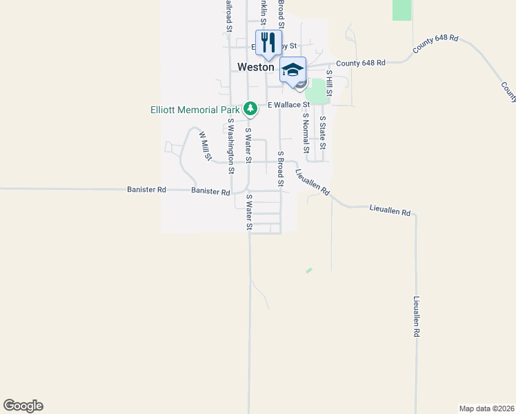 map of restaurants, bars, coffee shops, grocery stores, and more near 702 North Water Street in Weston