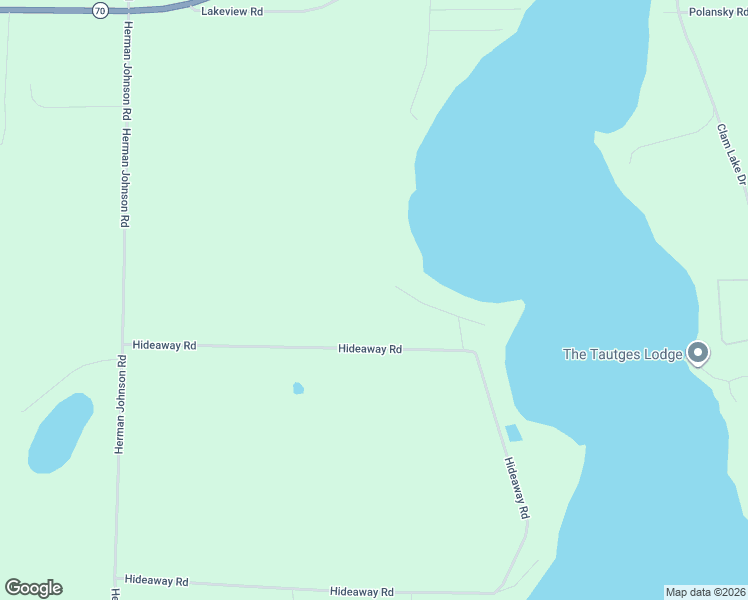 map of restaurants, bars, coffee shops, grocery stores, and more near 6791 Deer Track Road in Siren