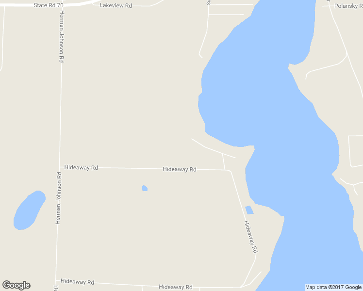 map of restaurants, bars, coffee shops, grocery stores, and more near 6791 Deer Track Road in Siren