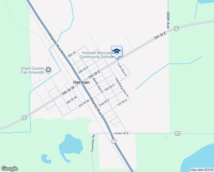 map of restaurants, bars, coffee shops, grocery stores, and more near in Herman