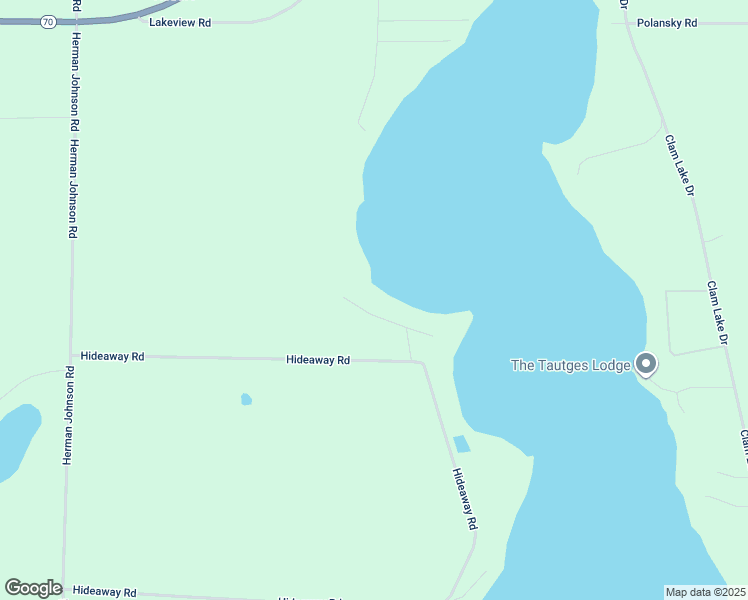 map of restaurants, bars, coffee shops, grocery stores, and more near 6776 Deer Track Road in Siren