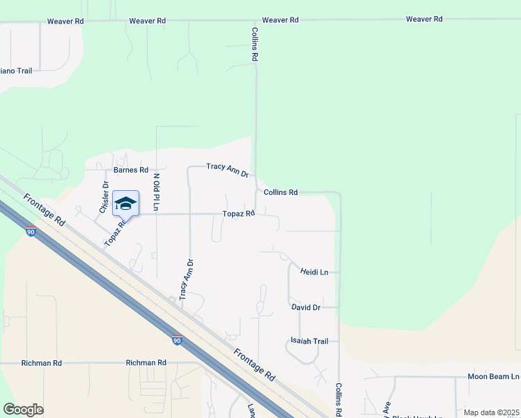 map of restaurants, bars, coffee shops, grocery stores, and more near 450 Topaz Road in Belgrade