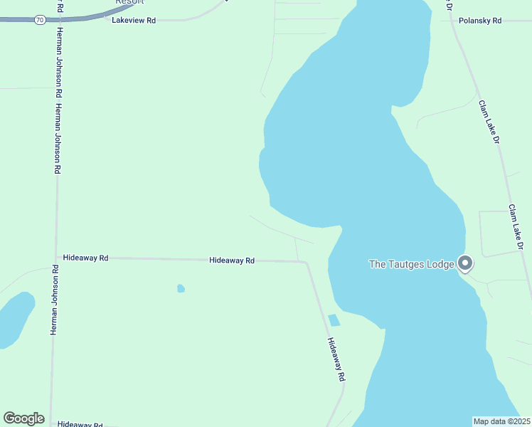 map of restaurants, bars, coffee shops, grocery stores, and more near 6776 Deer Track Road in Siren