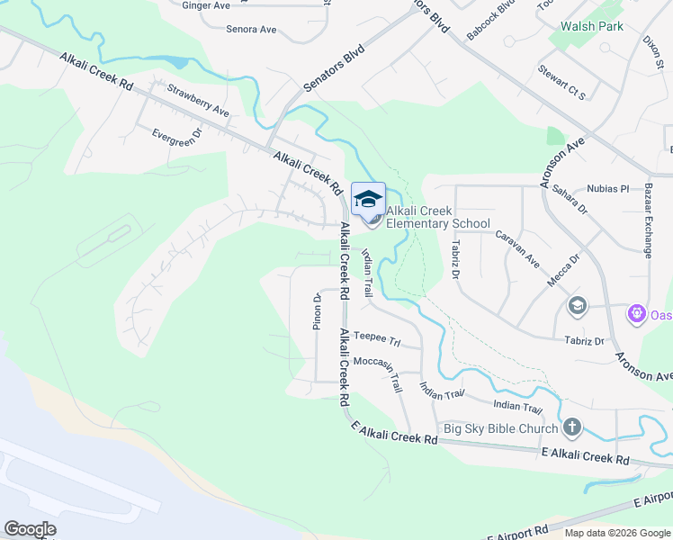 map of restaurants, bars, coffee shops, grocery stores, and more near 661 Tumbleweed Drive in Billings