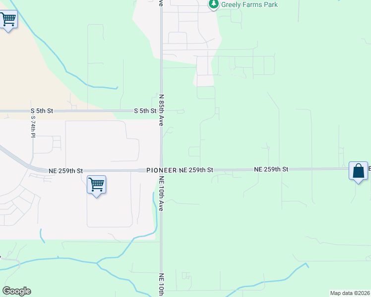map of restaurants, bars, coffee shops, grocery stores, and more near 813 South Goose Loop in Ridgefield