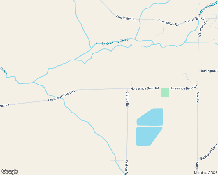 map of restaurants, bars, coffee shops, grocery stores, and more near 173 Horseshoe Bend Road in Goldendale