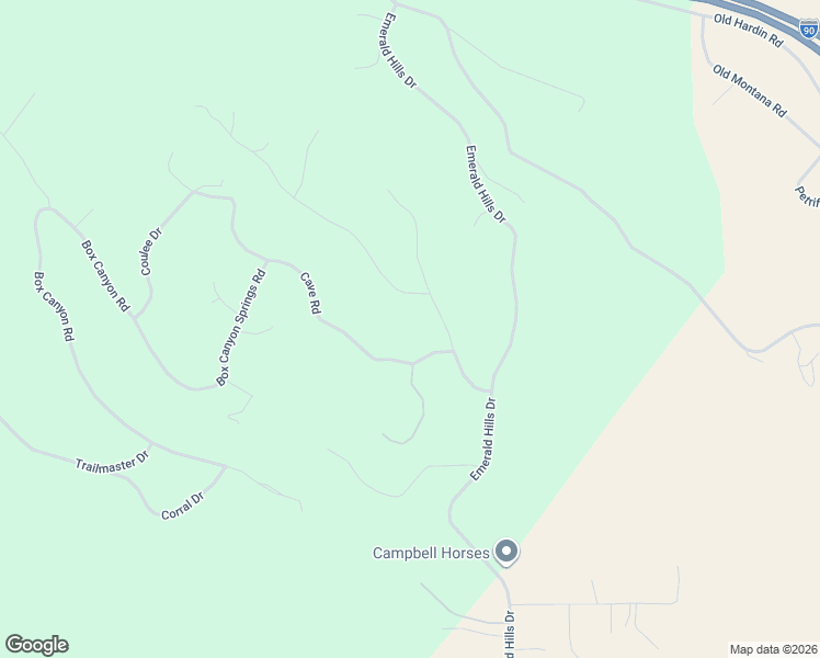 map of restaurants, bars, coffee shops, grocery stores, and more near 620 Emerald Hills Drive in Billings