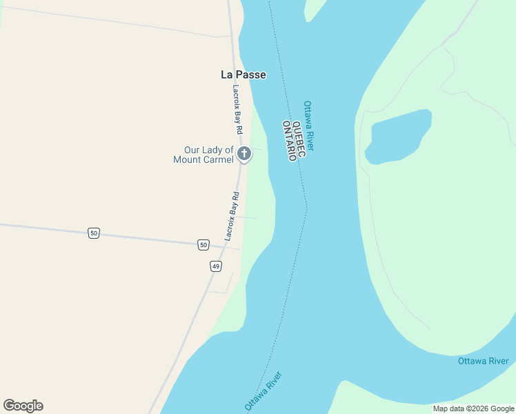 map of restaurants, bars, coffee shops, grocery stores, and more near 58 Lacroix Bay Road in Westmeath