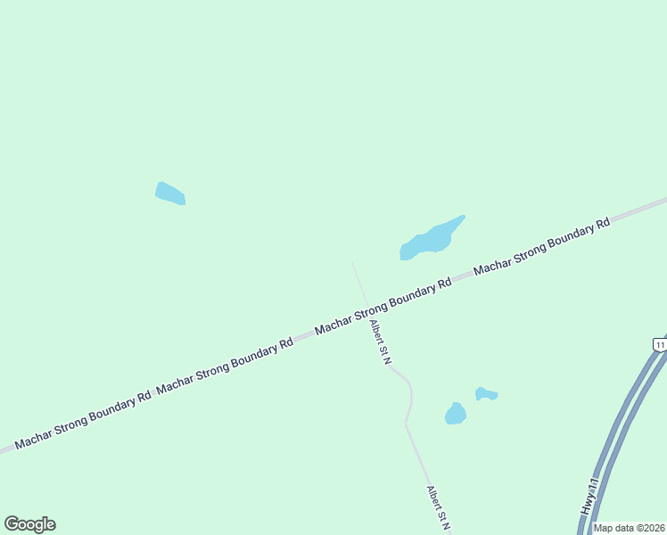map of restaurants, bars, coffee shops, grocery stores, and more near 1308 Albert Street North in Machar