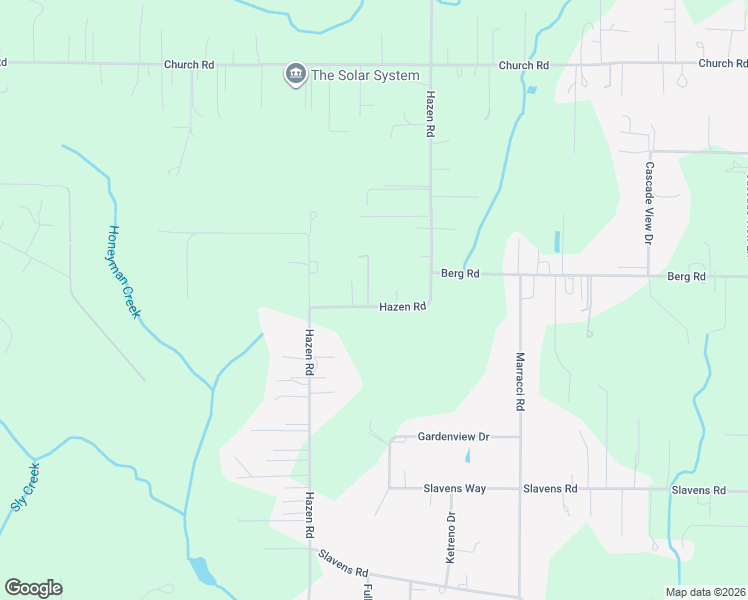 map of restaurants, bars, coffee shops, grocery stores, and more near 56215 Hazen Road in Warren
