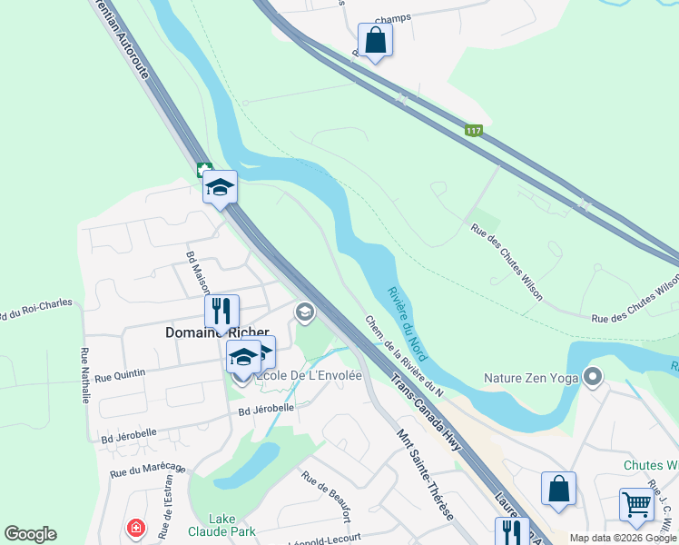 1080 Chemin de la Rivière du Nord, SaintJérôme QC Walk Score