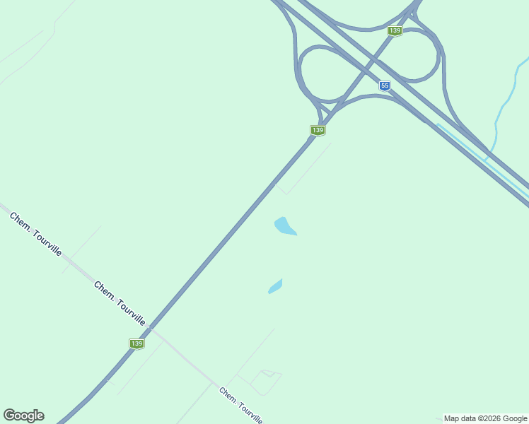 map of restaurants, bars, coffee shops, grocery stores, and more near 4555a Québec 139 in Drummondville
