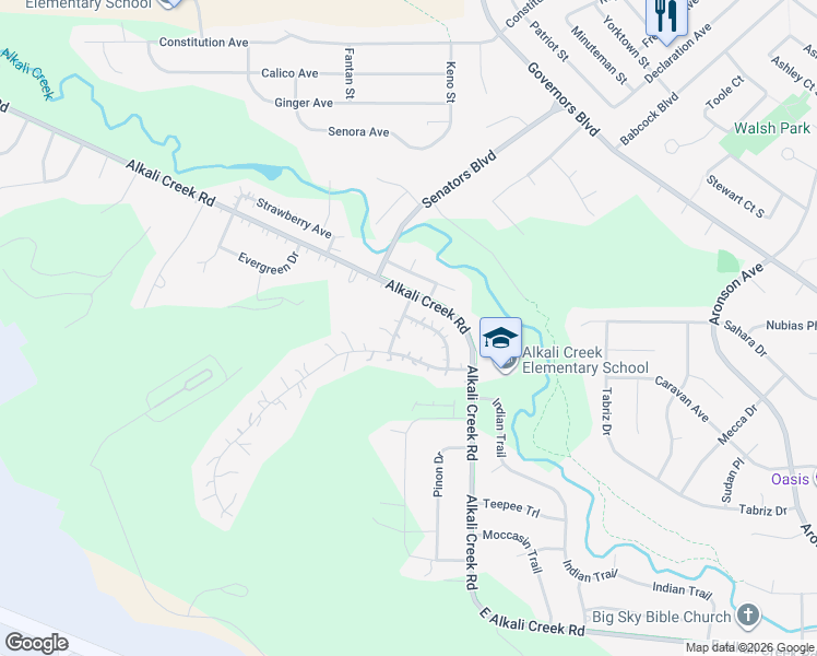 map of restaurants, bars, coffee shops, grocery stores, and more near 906 Alkali Creek Road in Billings