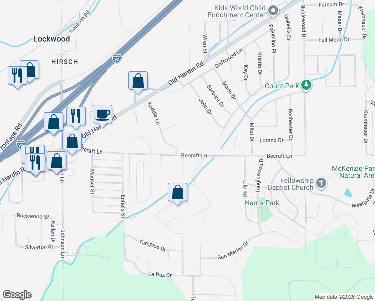 map of restaurants, bars, coffee shops, grocery stores, and more near 809 Quinella Drive in Billings