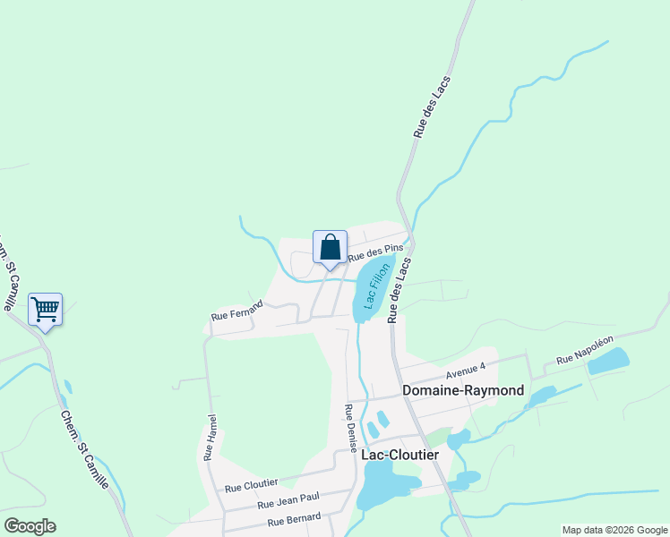 map of restaurants, bars, coffee shops, grocery stores, and more near 1035 Rue de la Brise in Saint-Jérôme