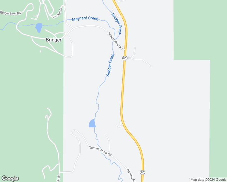 map of restaurants, bars, coffee shops, grocery stores, and more near 15521 Bridger Canyon Road in Bozeman