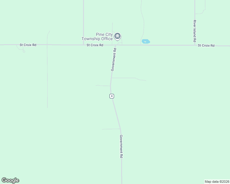 map of restaurants, bars, coffee shops, grocery stores, and more near 11332 Government Road in Pine City