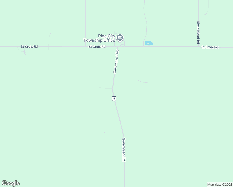 map of restaurants, bars, coffee shops, grocery stores, and more near 11332 Government Road in Pine City