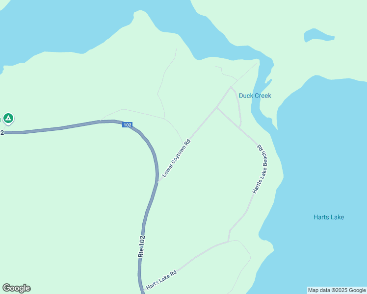 map of restaurants, bars, coffee shops, grocery stores, and more near Lower Coytown Road in Gagetown