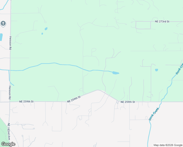 map of restaurants, bars, coffee shops, grocery stores, and more near 19428 Northeast 259th Street in Battle Ground