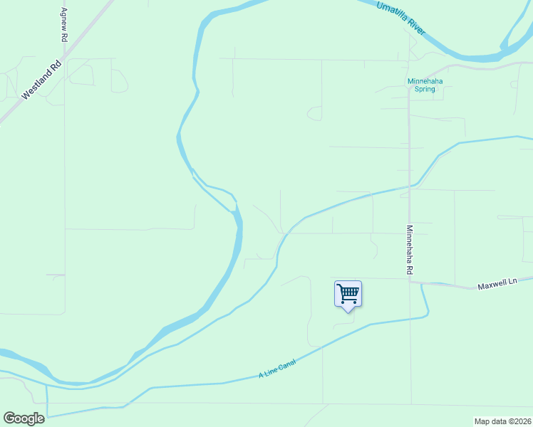 map of restaurants, bars, coffee shops, grocery stores, and more near 78705 Echols Road in Hermiston