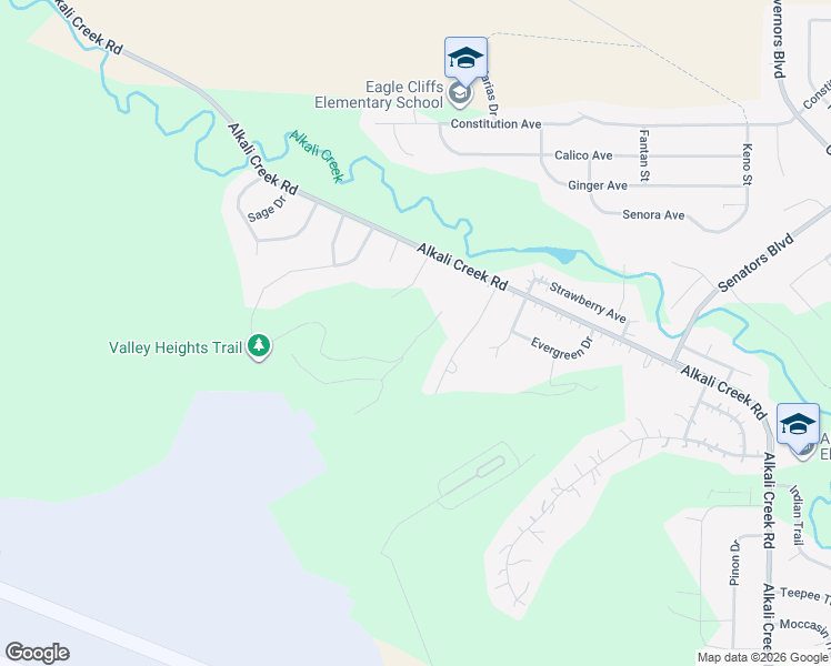 map of restaurants, bars, coffee shops, grocery stores, and more near 1740 Valley Heights Road in Billings