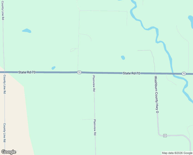 map of restaurants, bars, coffee shops, grocery stores, and more near 9397 Wisconsin 70 in Spooner