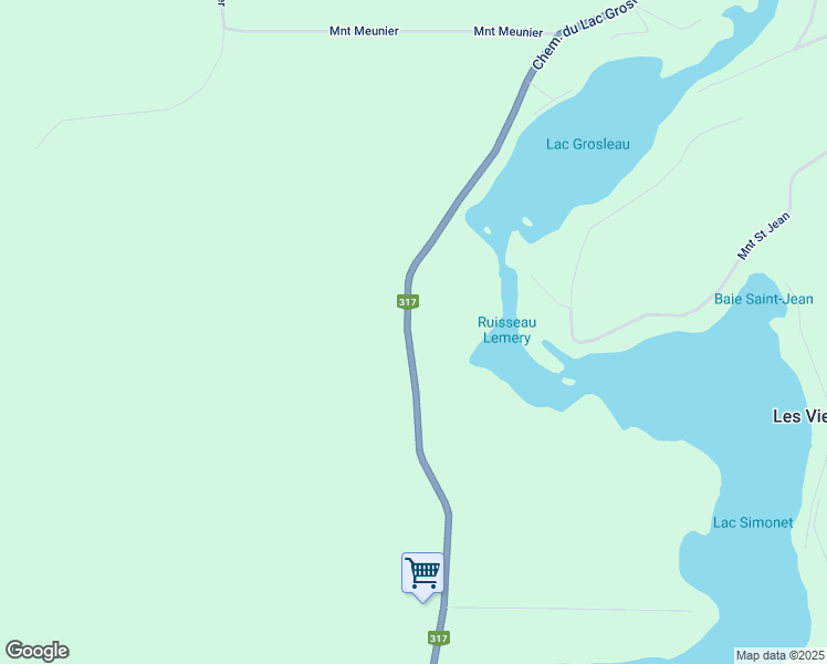 map of restaurants, bars, coffee shops, grocery stores, and more near 144 Chemin du Lac Grosleau in Ripon