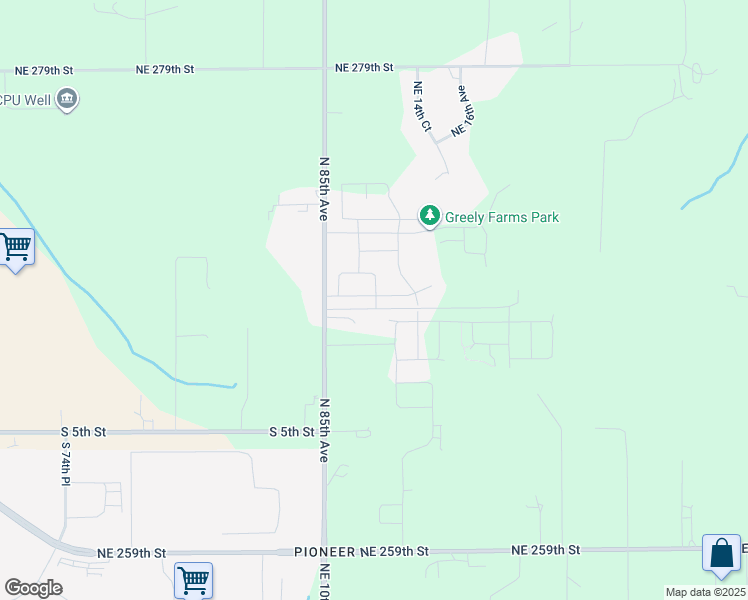 map of restaurants, bars, coffee shops, grocery stores, and more near 8518 North 1St Circle in Ridgefield