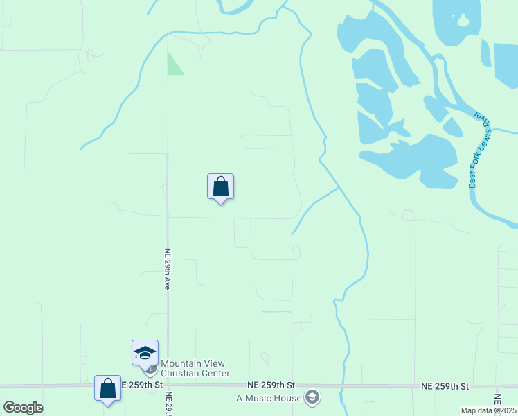 map of restaurants, bars, coffee shops, grocery stores, and more near 3416 Northeast 269th Street in Ridgefield